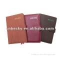 Top sale standard promotional business leather notebook